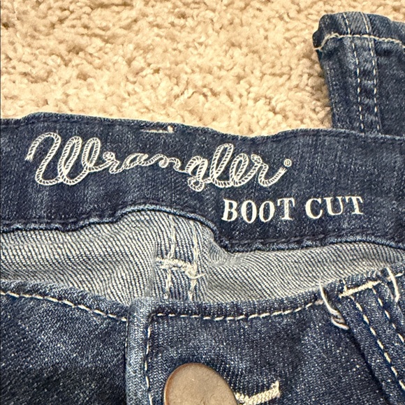 Wrangler Women's Dark Blue Boot Cut Jeans - Picture 2 of 5